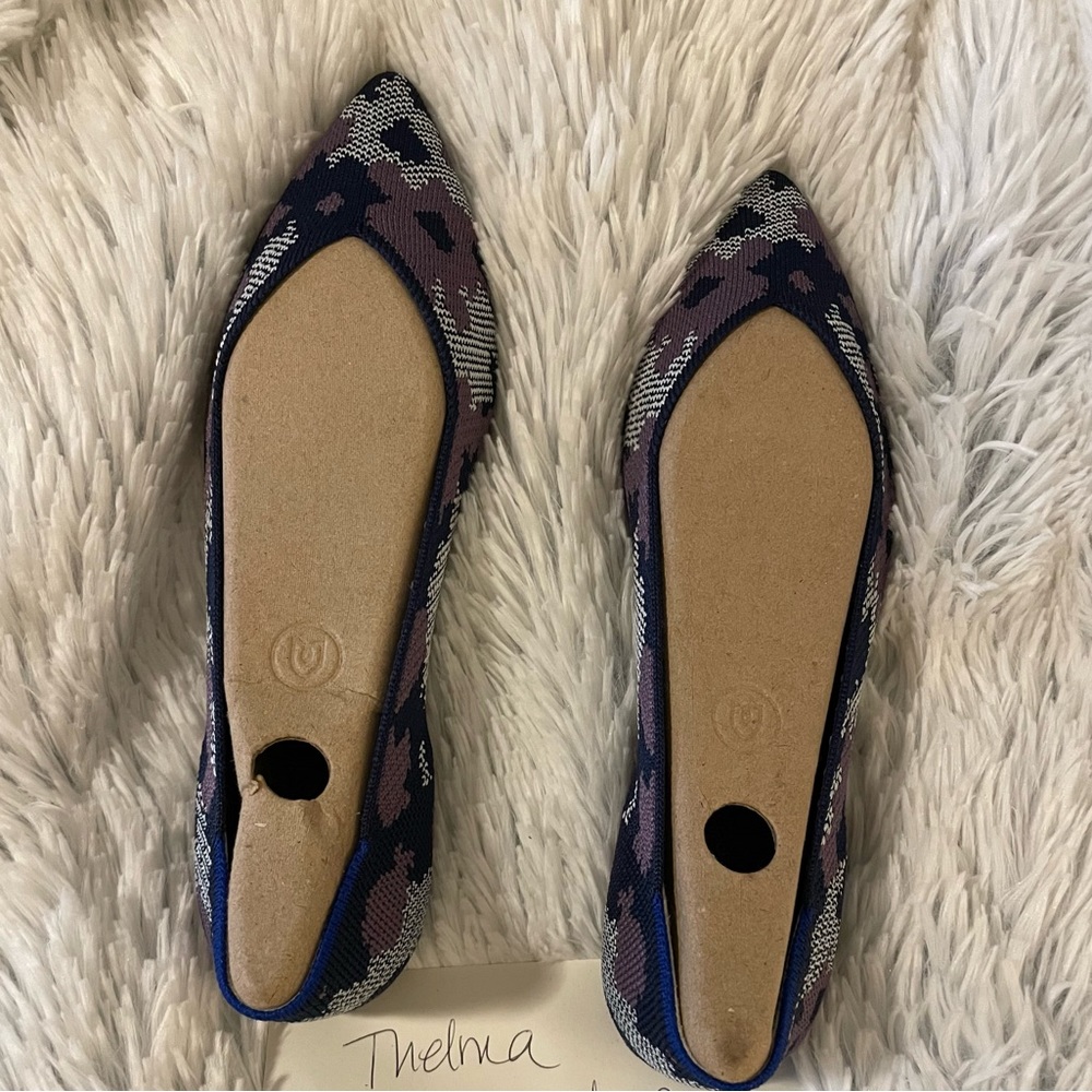 Rothy's Violet Botanicamo Original Points, Size 8 - image 1